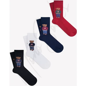Mono Socks 4'lü Teddy Bear Çorap