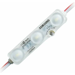Hazar Led Samsung 3'lü Mercekli Modül Led 12 Volt Sarı (Amber) (10 Adet)