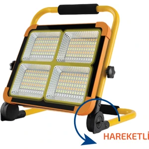 N&d Lighting Forlife 200WATT Solar Çok Fonksiyonlu Seyyar Mobil Projektör (Ayaklı)
