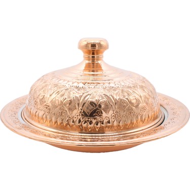 Copperdone El Işlemesi Kabartma Çiçekli Model Kapaklı Bakır Fiyatı