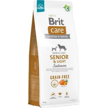 Brit Care Tahılsız Senior Light Somonlu Köpek Maması 12