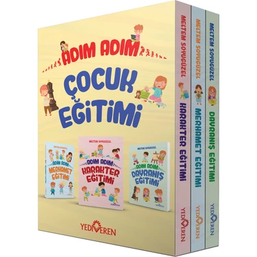 Adım Adım Çocuk Eğitimi Kutulu Set  - Meltem