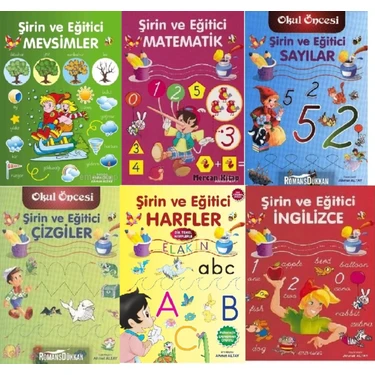 Parıltı Şirin ve Eğitici 6 Kitap Seti -