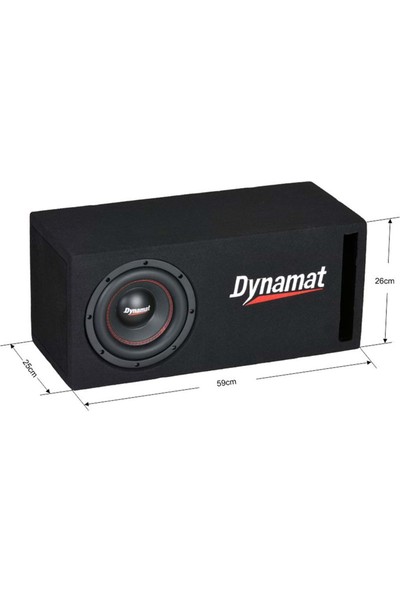 Dynamat RS-800 Max Power 1000W 250W Rms 20 cm Kabinli Bass