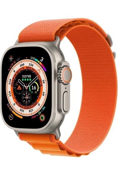 Arazon Apple Watch Alp Döngü Modeli Kordon 42MM 44MM 45MM 49MM 1/2/3/4/5/6/se/7/8/ultra Uyumlu