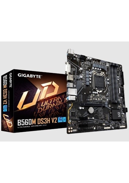 B560M DS3H V2 Intel LGA1200 Ddr4 Micro Atx Anakart