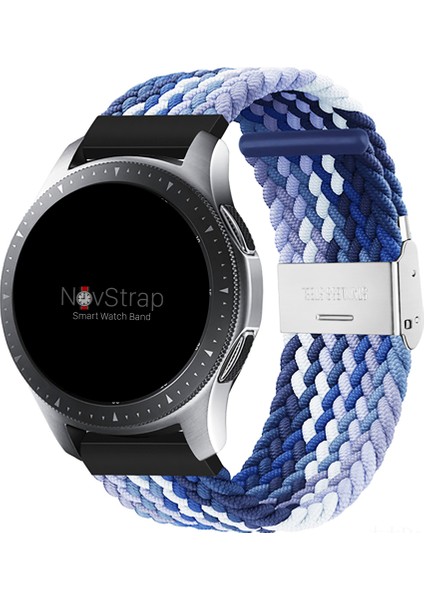 Honor Magic Watch 2 46MM ile Uyumlu Kordon Kayış (22MM) Flexible Elastik Örgü Kayış