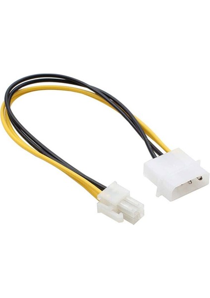 4 Pin Molex - Atx P4 Cpu 4-Pin 12V Psu Güç Kaynağı Konektörü Adaptör Kablosu