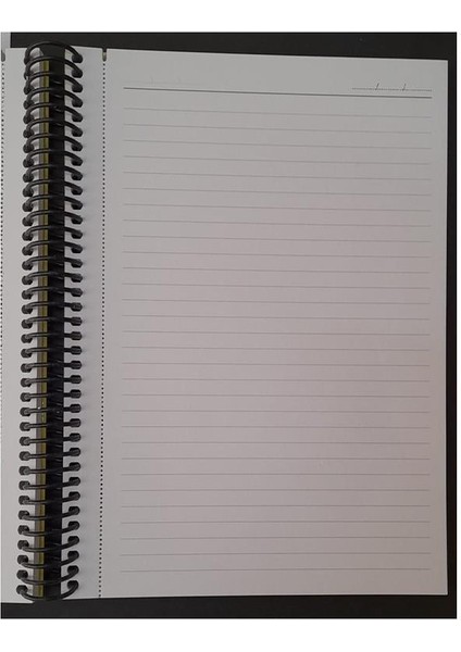 Sert Kapak Spralli Defter 120 Yaprak Çizgili 17X24 Orta Boy 1 Adet Enjoy Every Moment Sert Kapak Defter