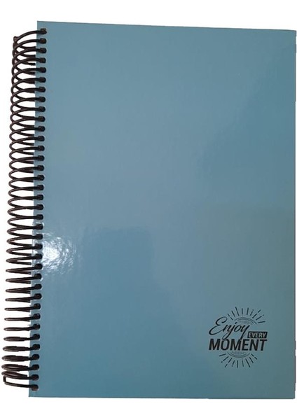 Sert Kapak Spralli Defter 120 Yaprak Çizgisiz 17X24 Orta Boy 1 Adet Enjoy Every Moment Sert Kapak Defter fiyatları