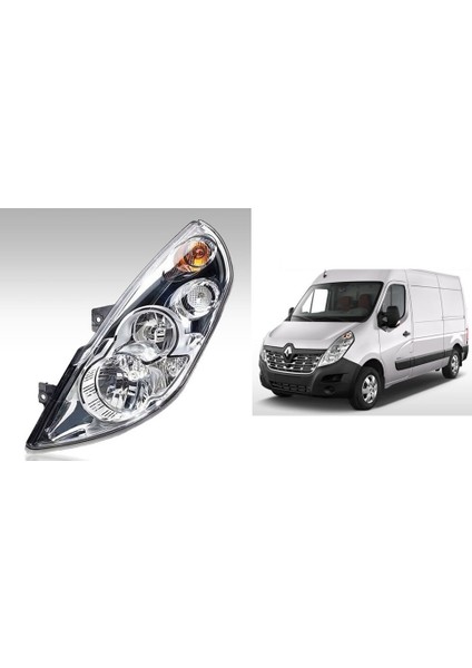 Far Motorlu Sol Renault Master 2010- Ayfar 505457