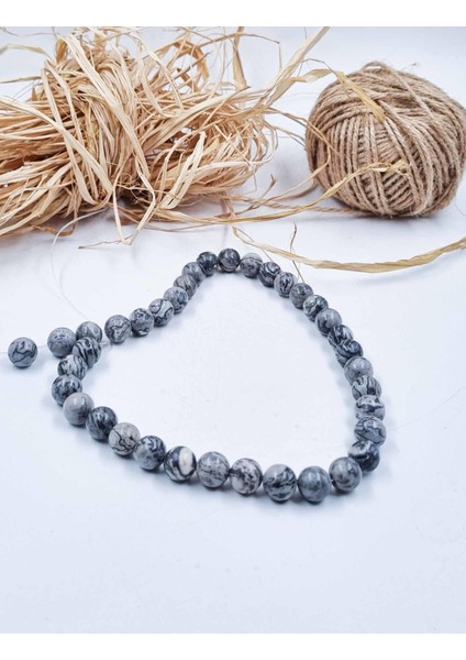 Jasper Küre Kesim 10 mm Doğal Taş Dizi