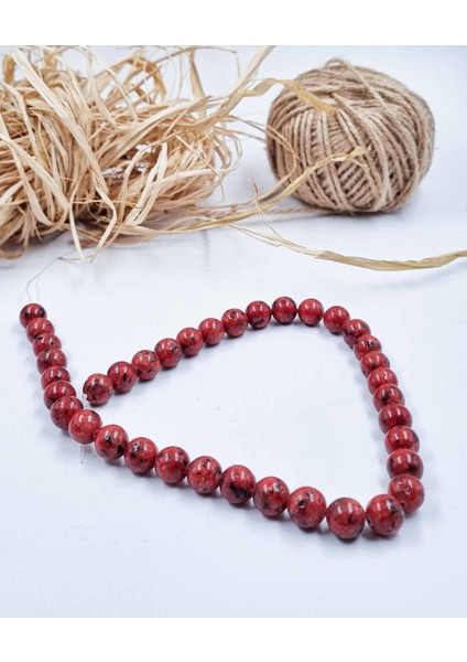 Jasper Küre Kesim 10 mm Doğal Taş Dizi