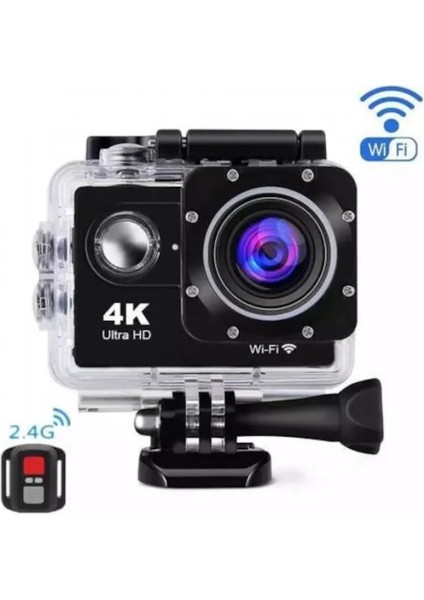 Ultratekno SL-D212 Kask Kamerası 16MP Ultra Hd Wifi Aksiyon Kamerası Kumandalı Kamera