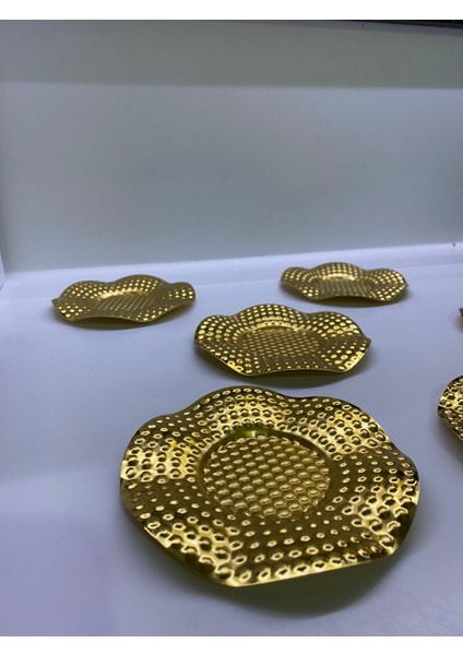 Metal Gold 6lı Çay Tabağı fiyatları