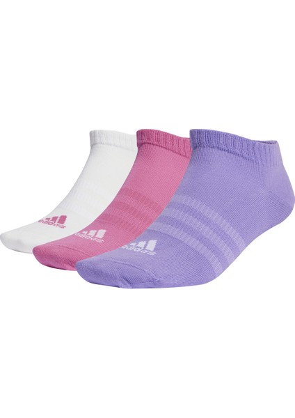 Fuşya - Beyaz Unisex Spor Çorap IC1339 T Spw Low 3p