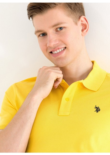 Koyu Sarı Erkek Polo T-Shirt GTP04IY023