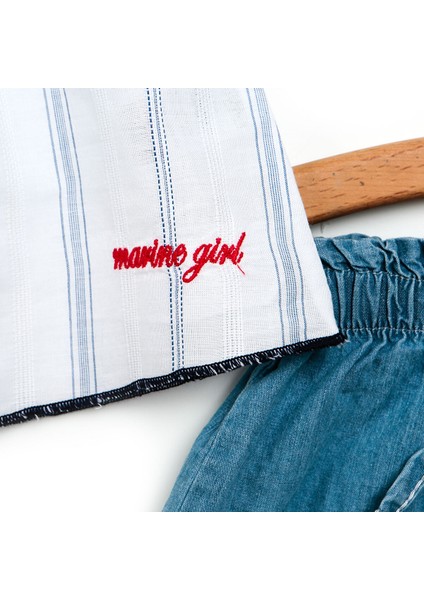 HelloBaby Marina Girl Bluz-Şort Kız Bebek