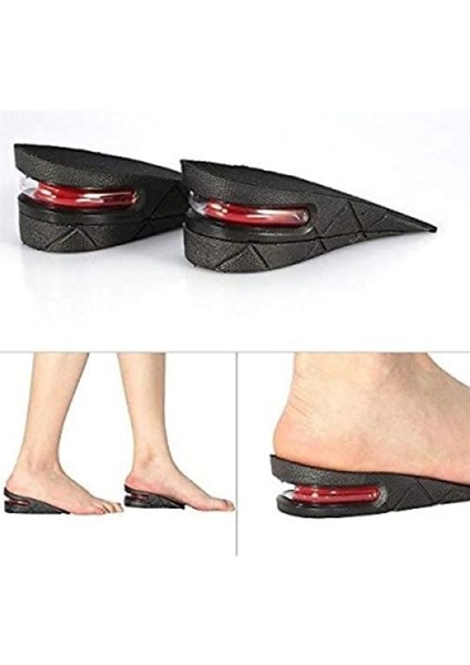 Sistem Air Boy Uzatıcı Içten Topuk 5 Cm-Siyah