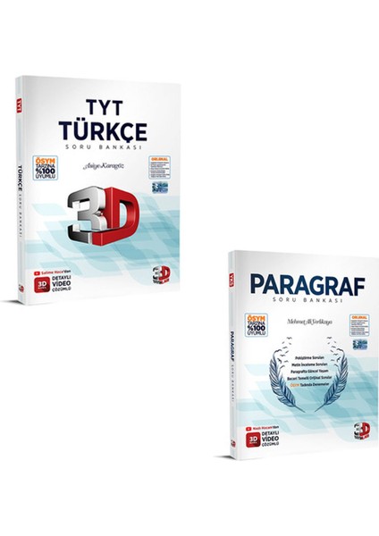 2023 TYT Türkçe ve Paragraf Soru Bankası Seti 2 Kitap