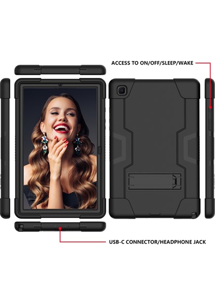 Samsung Galaxy Sekmesi Için A7 10.4 (2020) T500 Pc Kasası Siyah (Yurt Dışından)
