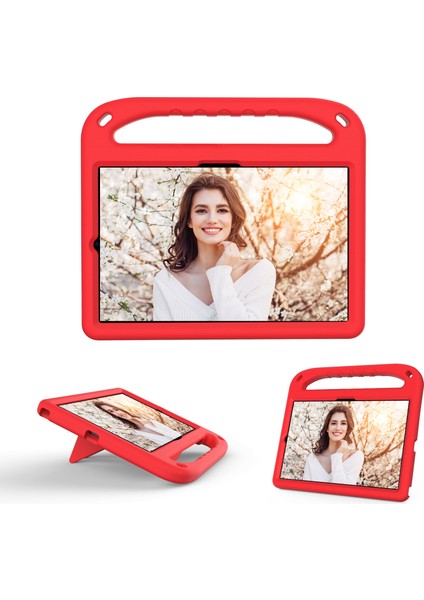 Samsung Galaxy Tab A7 10.4 (2020) T500 / Galaxy Tab S6 T860 / Galaxy Tab S5E T720 / Galaxy Tab S6 P610 Koruyucu Kılıf Kırmızı (Yurt Dışından)
