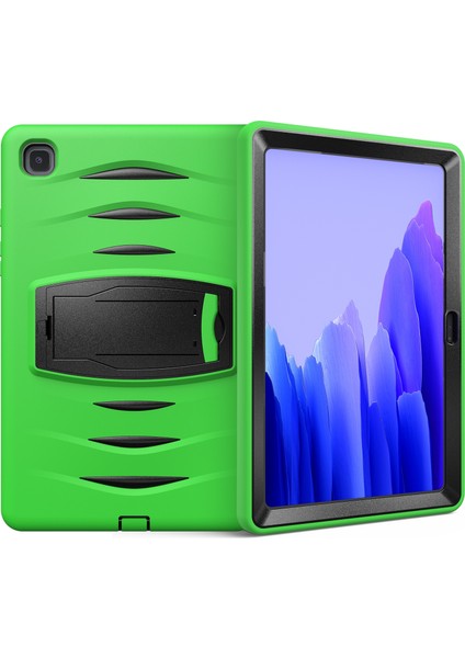 Samsung Galaxy Sekme A7 (2020) T500 Silikon + Pc Kılıfı Yeşil (Yurt Dışından)