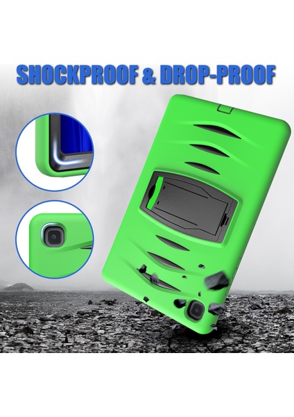 Samsung Galaxy Sekme A7 (2020) T500 Silikon + Pc Kılıfı Yeşil (Yurt Dışından) modelleri