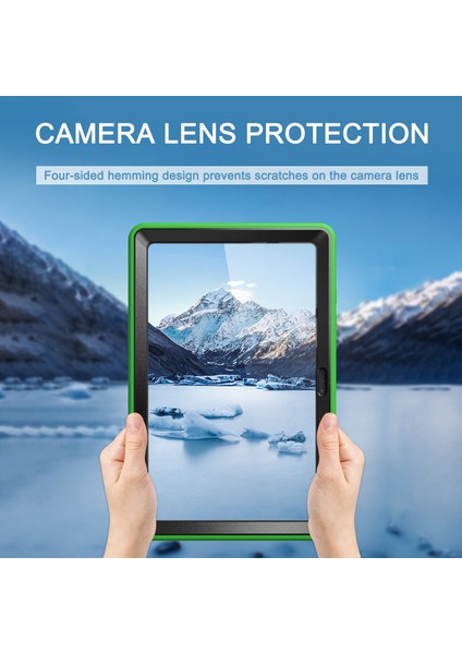 Samsung Galaxy Sekme A7 (2020) T500 Silikon + Pc Kılıfı Yeşil (Yurt Dışından) fırsatları