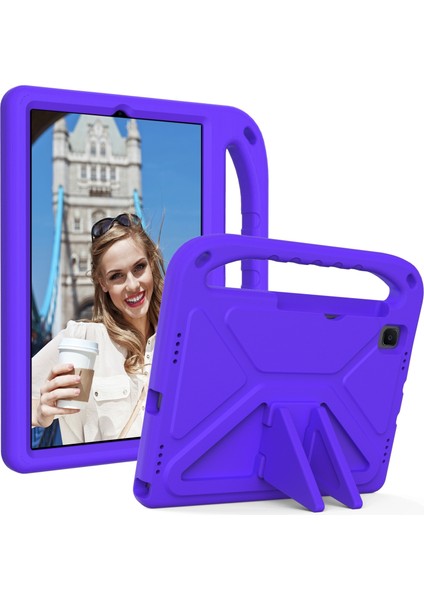 Samsung Galaxy Tab A7 10.4 (2020) T500 / Galaxy Tab S6 T860 / Galaxy Tab S5E T720 / Galaxy Tab S6 P610 Koruyucu Kılıf Mor (Yurt Dışından)