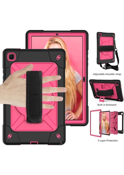 Samsung Galaxy Için Tab A7 10.4 (2020) T500 Kılıfı Black Rose Red ile (Yurt Dışından) fırsatları