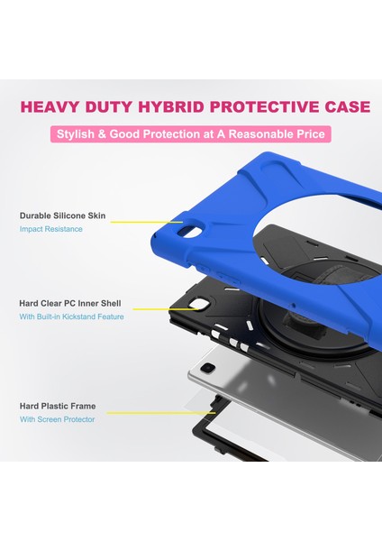 Samsung Galaxy Sekmesi Için A7 10.4 2020 T500 / T505 Case Blue (Yurt Dışından) fırsatları