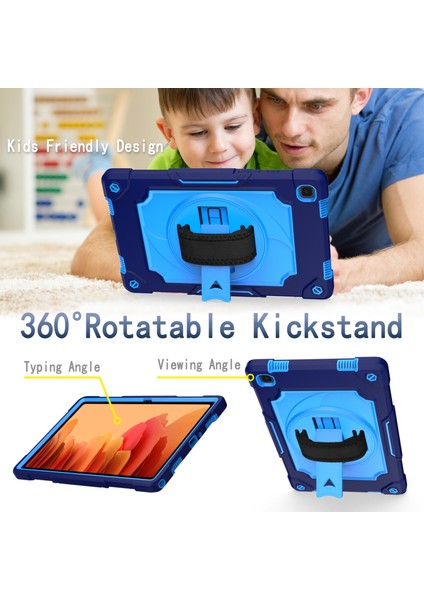 Samsung Galaxy Sekmesi Için A7 10.4 (2020)/T500 Silikon+Pc Case Lacivert (Yurt Dışından) modelleri