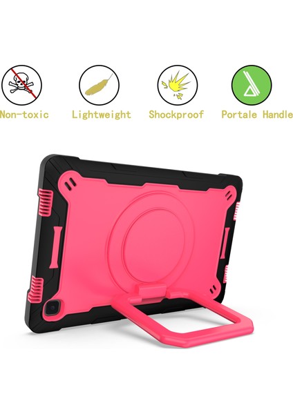 Samsung Galaxy Sekmesi Için A7 10.4 (2020) T500 / T505 Pc Kılıfı Siyah Gül Kırmızı (Yurt Dışından) fırsatları