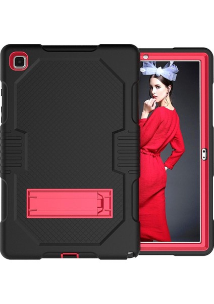 Samsung Galaxy Için Sekme A7 10.4 (2020) T500 / T505 Kılıf Siyah Kırmızı (Yurt Dışından)