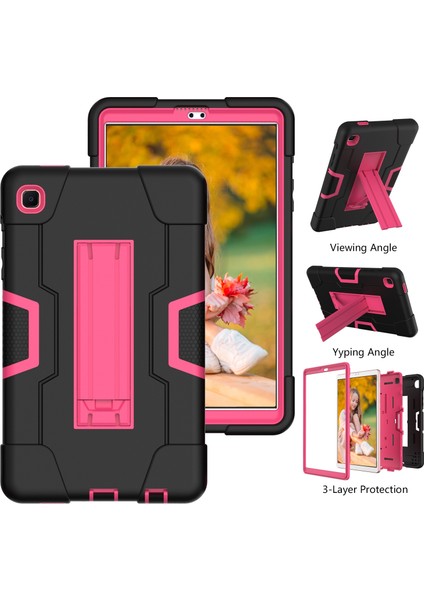 Samsung Galaxy Için Tab A7 10.4 (2020) Tablet Kılıf Siyah Gül Kırmızı (Yurt Dışından) fırsatları