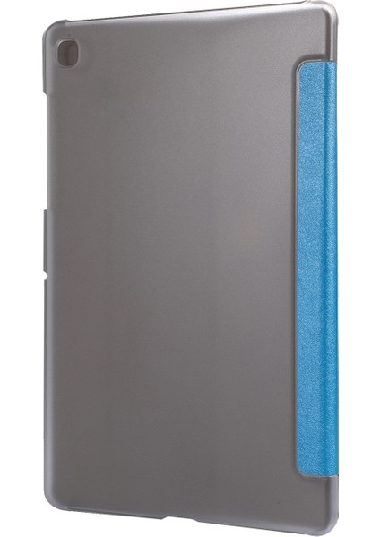 Samsung Galaxy Için Tab A7 10.4 T500 Deri Kılıf Açık Mavi (Yurt Dışından)