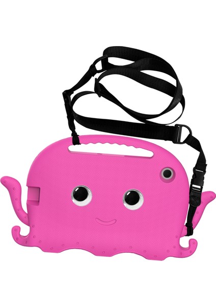 Samsung Galaxy Tab A7 10.4 T500 / T505 Gül Kırmızı Için Eva + Pc Tablet Kılıfı (Yurt Dışından)