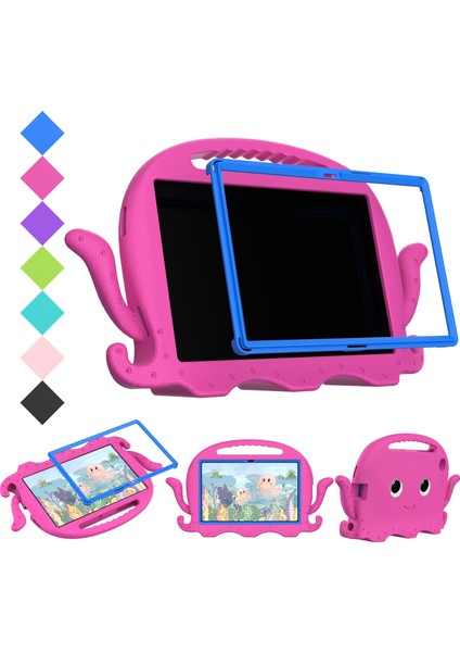 Samsung Galaxy Tab A7 10.4 T500 / T505 Gül Kırmızı Için Eva + Pc Tablet Kılıfı (Yurt Dışından) fiyatları