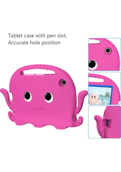 Samsung Galaxy Tab A7 10.4 T500 / T505 Gül Kırmızı Için Eva + Pc Tablet Kılıfı (Yurt Dışından) modelleri