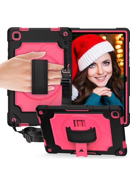 Samsung Galaxy Sekmesi Için A7 10.4 (2020)/T500 Silikon+Pc Kılıfı Siyah (Yurt Dışından)