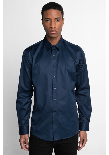 Modern Fit %100 Cotton Armürlü Premium Seri Erkek Gömlek fiyatları