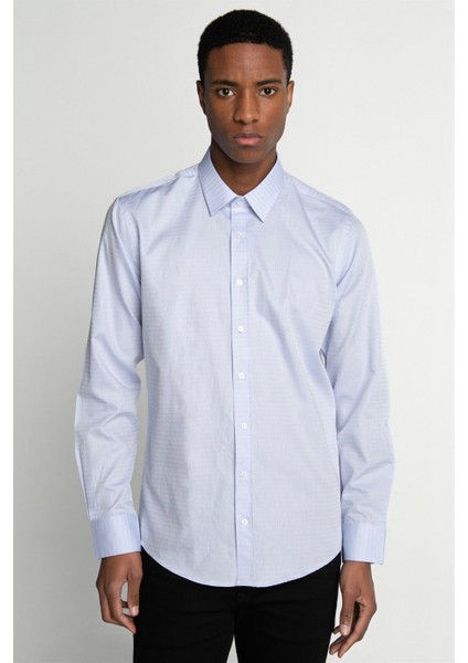 Modern Fit %100 Cotton Armürlü Premium Seri Erkek Gömlek fiyatları