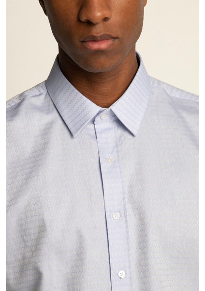 Modern Fit %100 Cotton Armürlü Premium Seri Erkek Gömlek modelleri