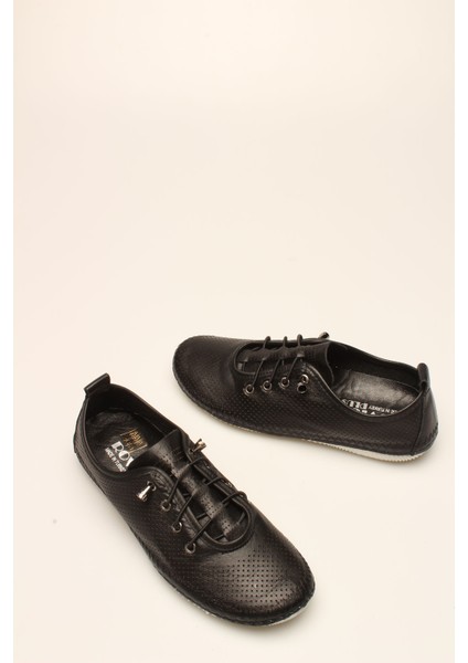 - Siyah Deri Kadın Comfort Ayakkabı modelleri