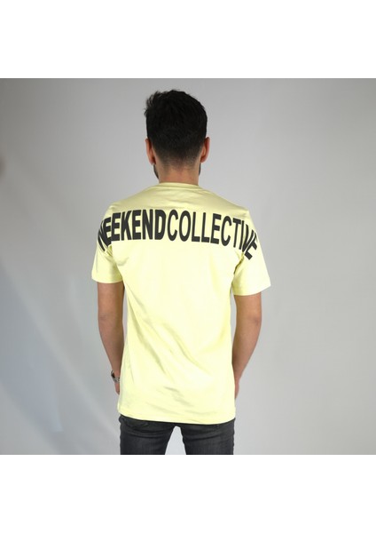 Weekend Collective Baskılı Oversize T-Shirt