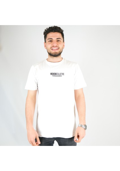 Weekend Collective Baskılı Oversize T-Shirt