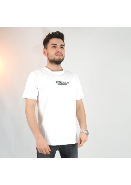 Weekend Collective Baskılı Oversize T-Shirt