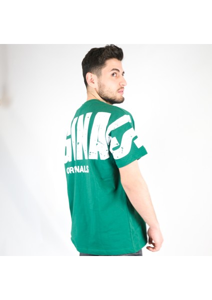 Originals Baskılı Oversize Yeşil T-Shirt