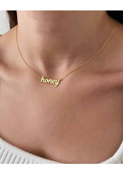 925 Ayar Gümüş Honey Kolye